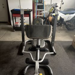 Multi use bench and rack