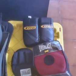 Kickboxing Glove And Hand Target Impact