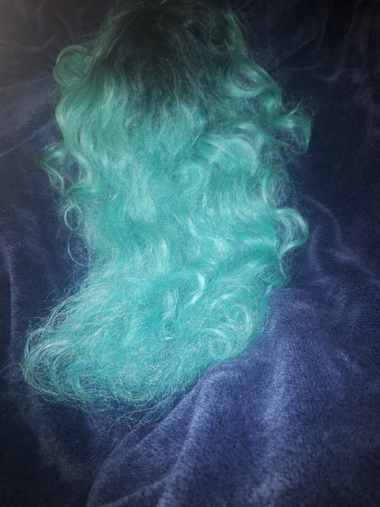 Turquoise Ombre Lace Front Wig