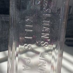 Antique Chemist Bottle 18 Fluid Oz.sloans  Liniment 