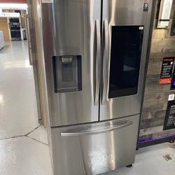 Stainless Steel 26.5 Cu. Ft. 3-Door French Door Refrigerator With Family Hub