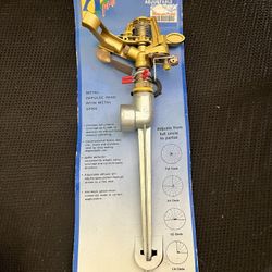 Water Pulsating Sprinkler W/Metal Spike