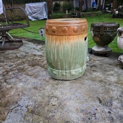 ceramic garden stool