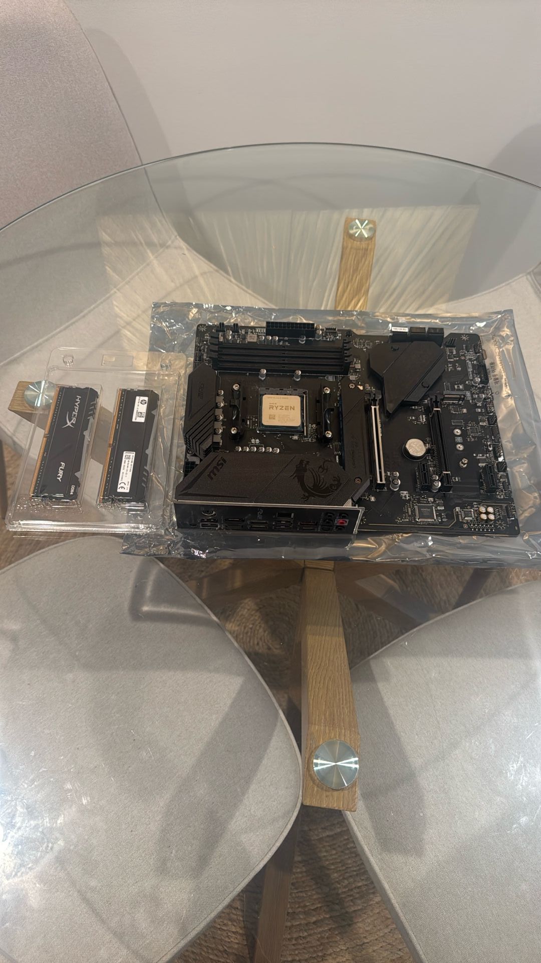 Motherboard + CPU + RAM