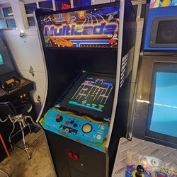 Galaga arcade cabinet- Pacman, Frogger, Donkey Kong 60 Awesome Games! 
