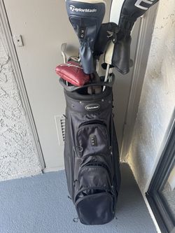 TaylorMade Golf Club Set Bundle – Qi10 3 Wood, Spider Putter, r7 XD Irons (4–SW) + Cart Bag