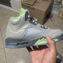 Air Jordan 5 Green Bean 