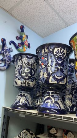 Maceta copa, de Talavera , precio varía