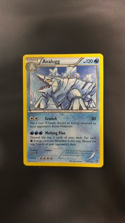 Avalugg Pokémon Card 37/114