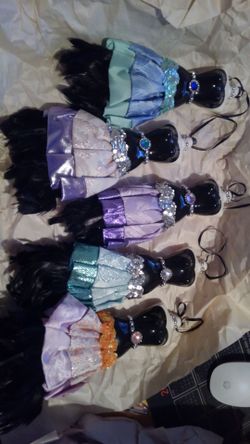 Set Of 9 Collecor Bodice Ornaments