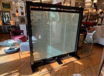 *RETAILS for $1200* Shattered Glass modern room divider by Diamond Sofa