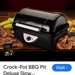 Can Deliver Oversized crock pot Crock-Pot BBQ Pit Deluxe Slow Cooker
