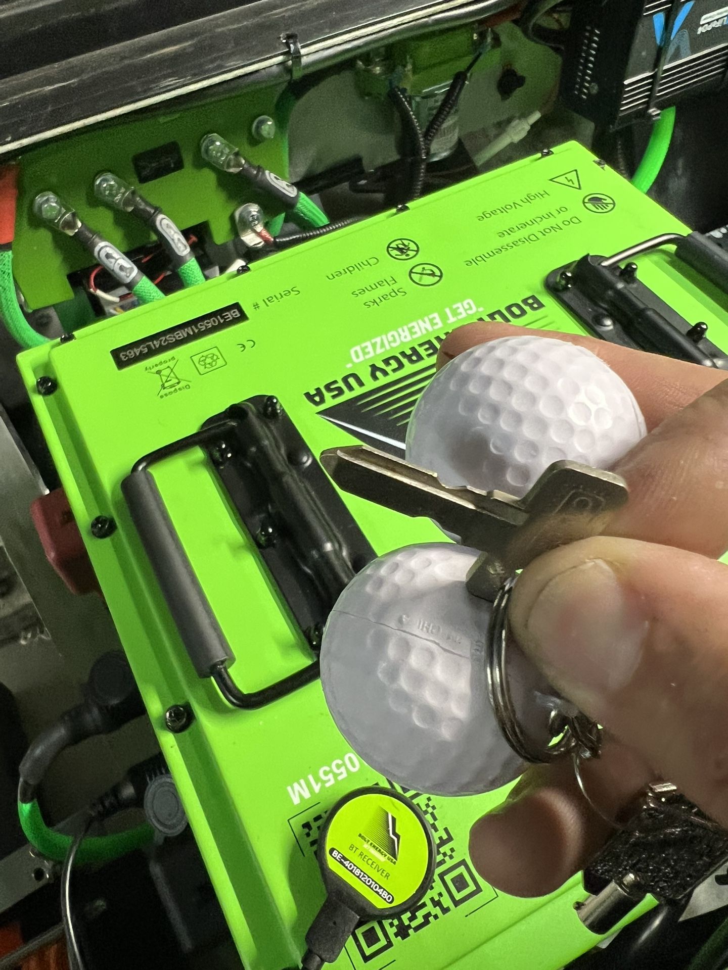 Add Balls To Your Club Car.