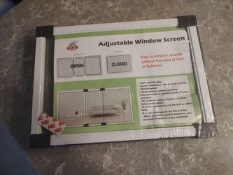 Adjustable Window Screen New