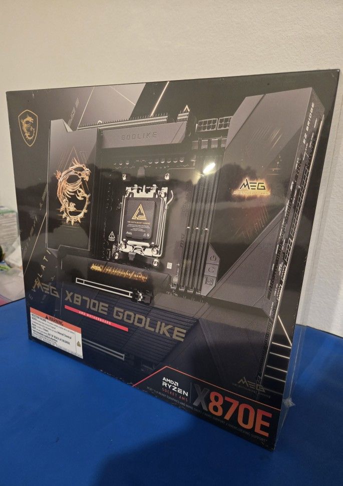 MSi X870e AM5 Godlike Motherboard New Sealed In Box