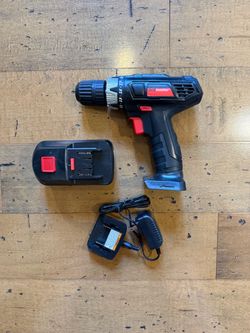 Drill Master Cordless Drill with battery and charger