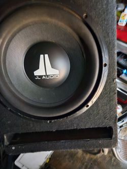 JL AUDIO 12" SUBWOOFER IN BOX