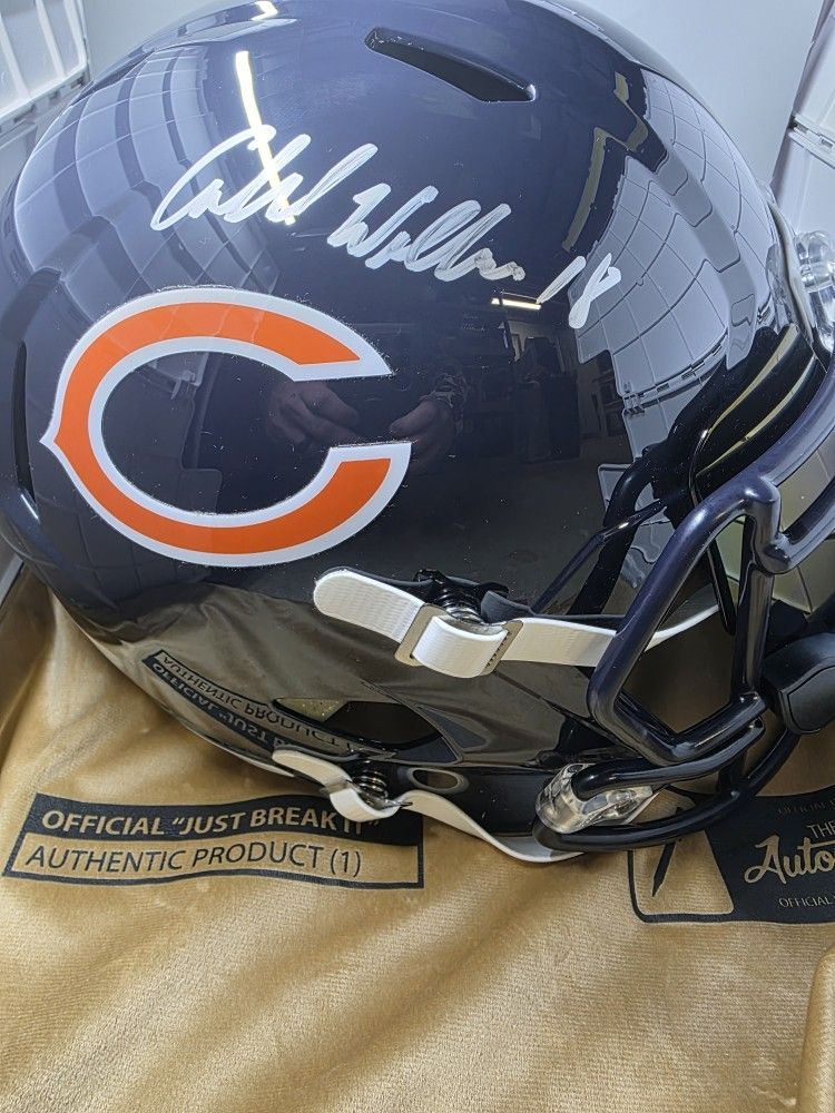 Bears Caleb Williams Autographed Helmet