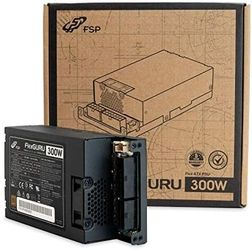 FSP FlexGURU Power Supply, Flex ATX 300W, 80 Plus Gold, Full Modular, 5 Year Warranty (FSP300-57FCB)  #2849x / 2825x