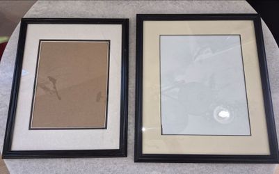 Black Wall Picture frames with Mats