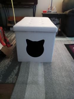 Cat Litter Box & Storage bench