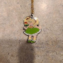 Vintage Cabage Patch Kid Necklace 