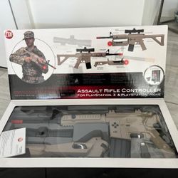 Assault rifle controller for PlayStation 3 . New in box $50.