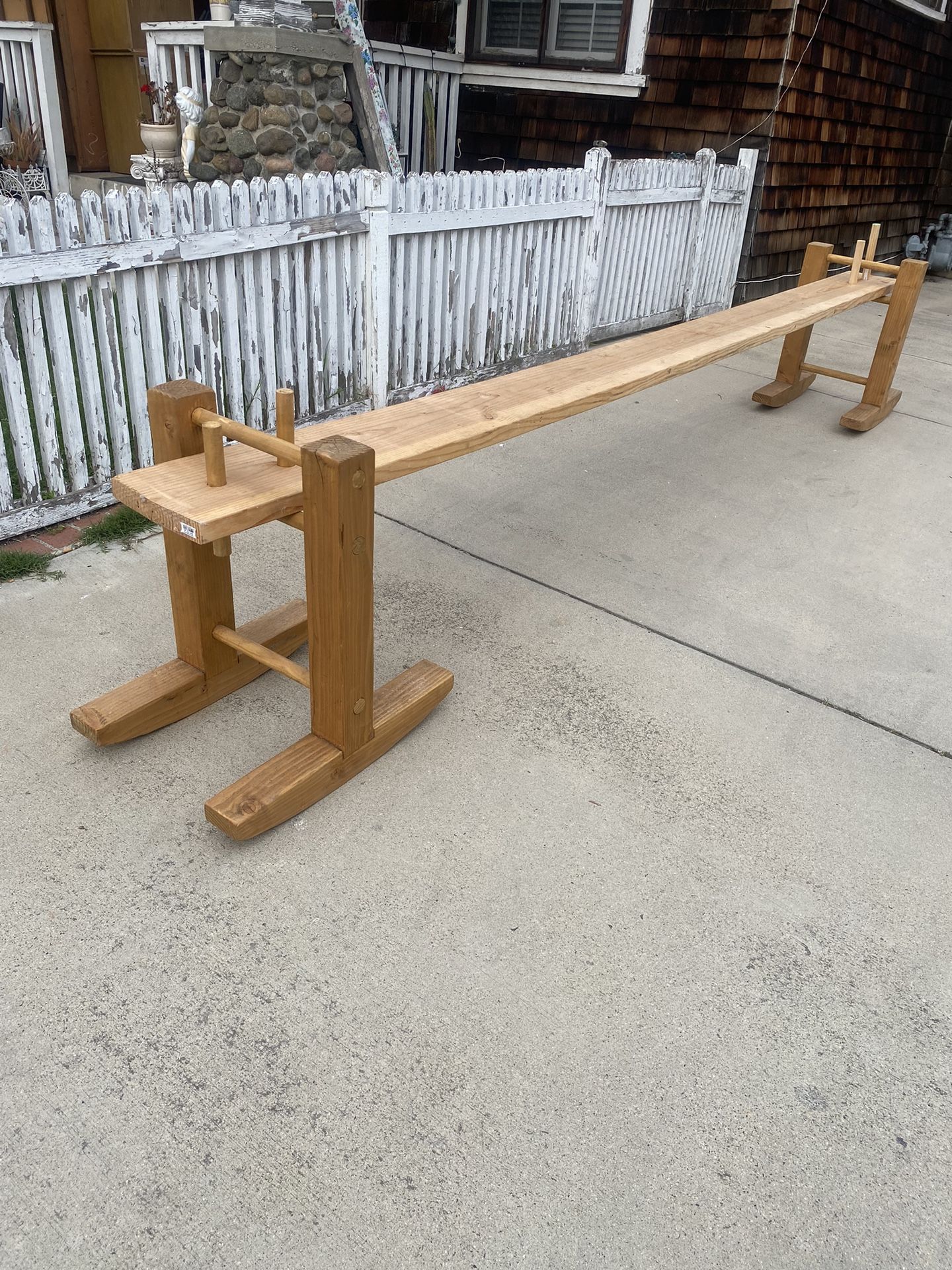 JOGGLING BOARD BENCH $60