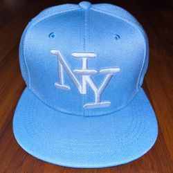 New York Men’s Baby Blue SnapBack Hat
