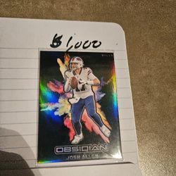 2024 Josh Allen Panini Obsidian SSP Colorblast