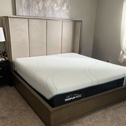 King Size Upholstered Bed