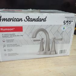 American Standard
Rumson 4 in. Centerset 2-Handle Bathroom Faucet in Brushed Nickel