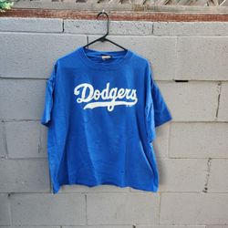 Cooperstown Majestic Brooklyn Dodgers Jackie Robinson T Shirt Men's XL Blue #42