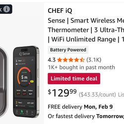 Meat Thermometer Smart And Wireless 