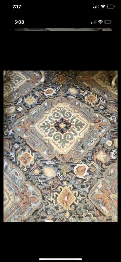 Gorgeous accent rug made in India. 5x7