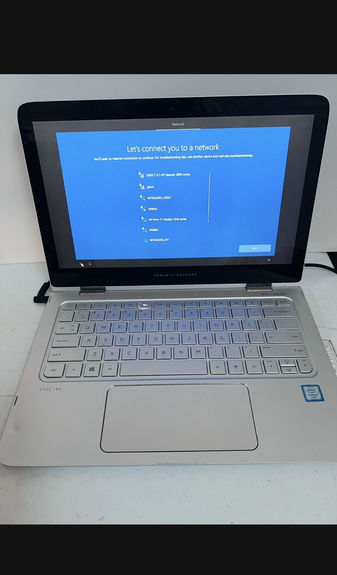 Windows 10 HP Laptop Spectre Intel Core i7 Inside Touch Screen Model: 13-4105dx. Pick Up In Torrance Cash Only