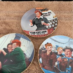 I Love Lucy Plates (3)