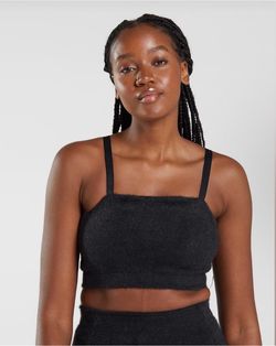 Gymshark X Whitney Simmons Fuzzy Crop Top