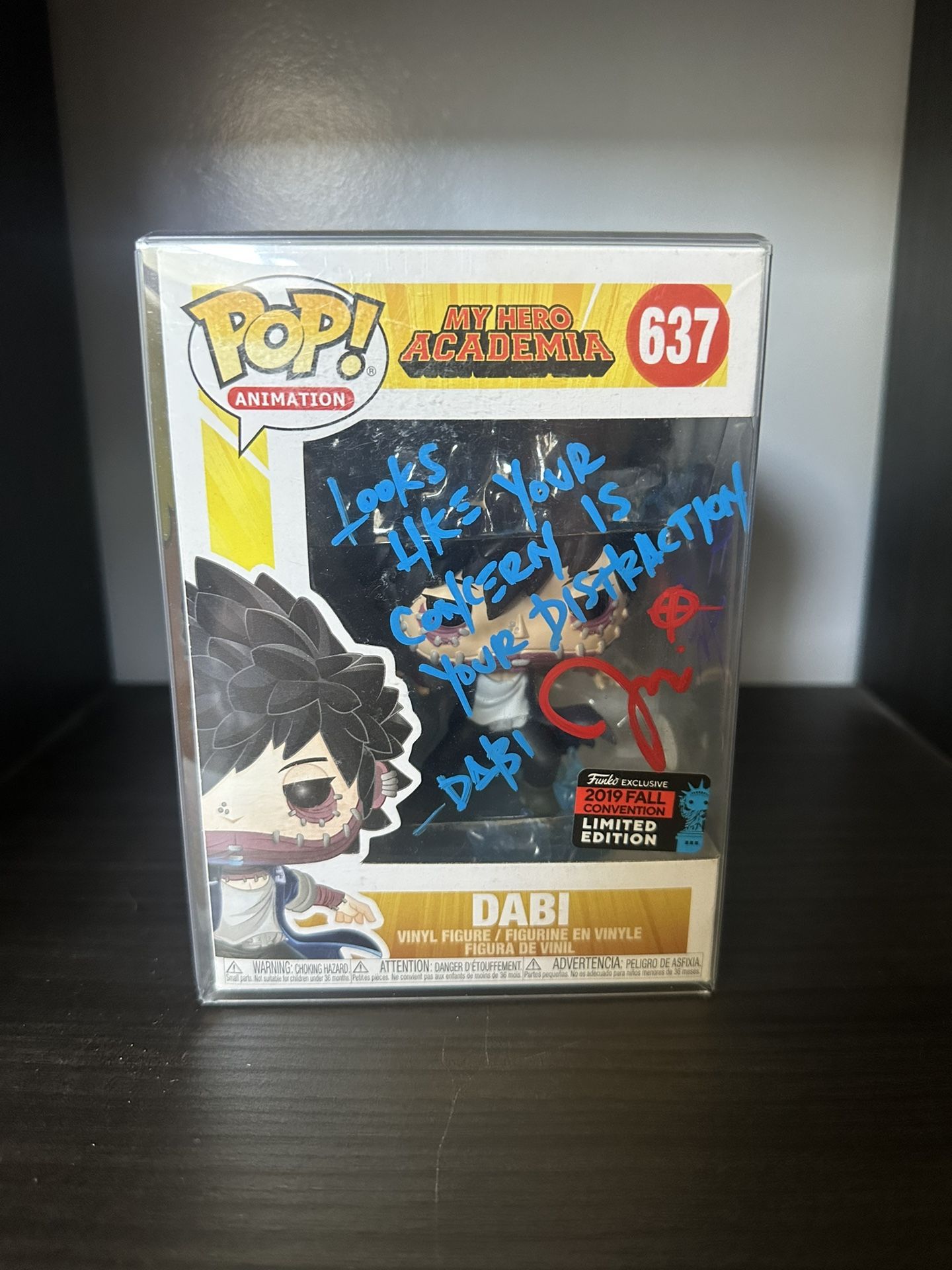 Dabi Funko Pop Signed