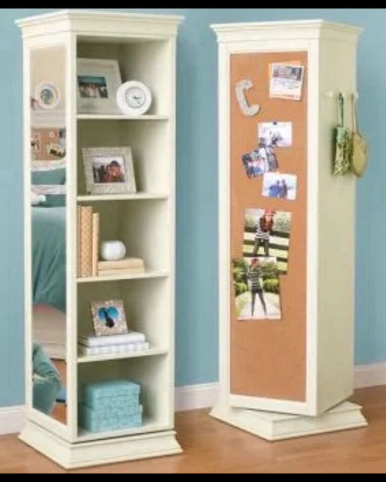 rotating organizer with mirror.       $55