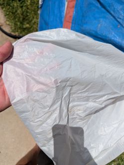 Very large tarp or drop cloth or shade material