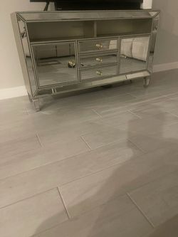Glass TV Stand