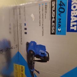 KOBALT  40 V MAX BACK PACK BLOWER