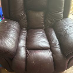 Real Leather Recliner