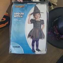 Sequin Witch For Toddler Girls 3-4t