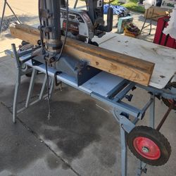 Sears craftsman Foldable Table blade out rip saw