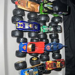 Monster Trucks And Hot Wheels Mix