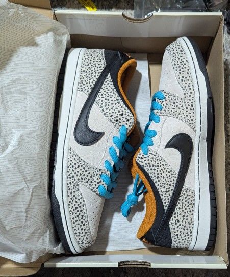 Nike SB Dunk Low Electric Pack Olympic Safari FZ1233-002 Men's Size 10.5 New
