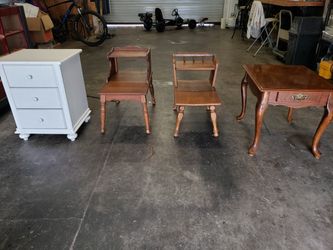 Tables and Nightstand