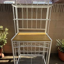 Bakers Rack Kitchen Shelves 